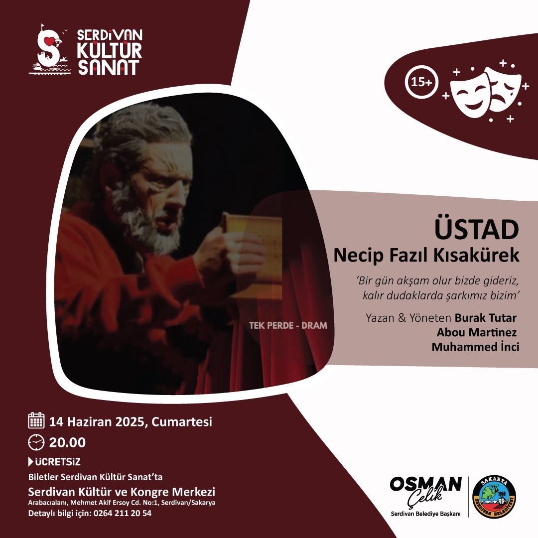 Necip Fazıl’ın Hayatı Sahneye Taşınıyor